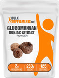 Glucomannan Powder (Konjac Root) - Gluten Free, 2g Serving, 250g | BulkSupplements