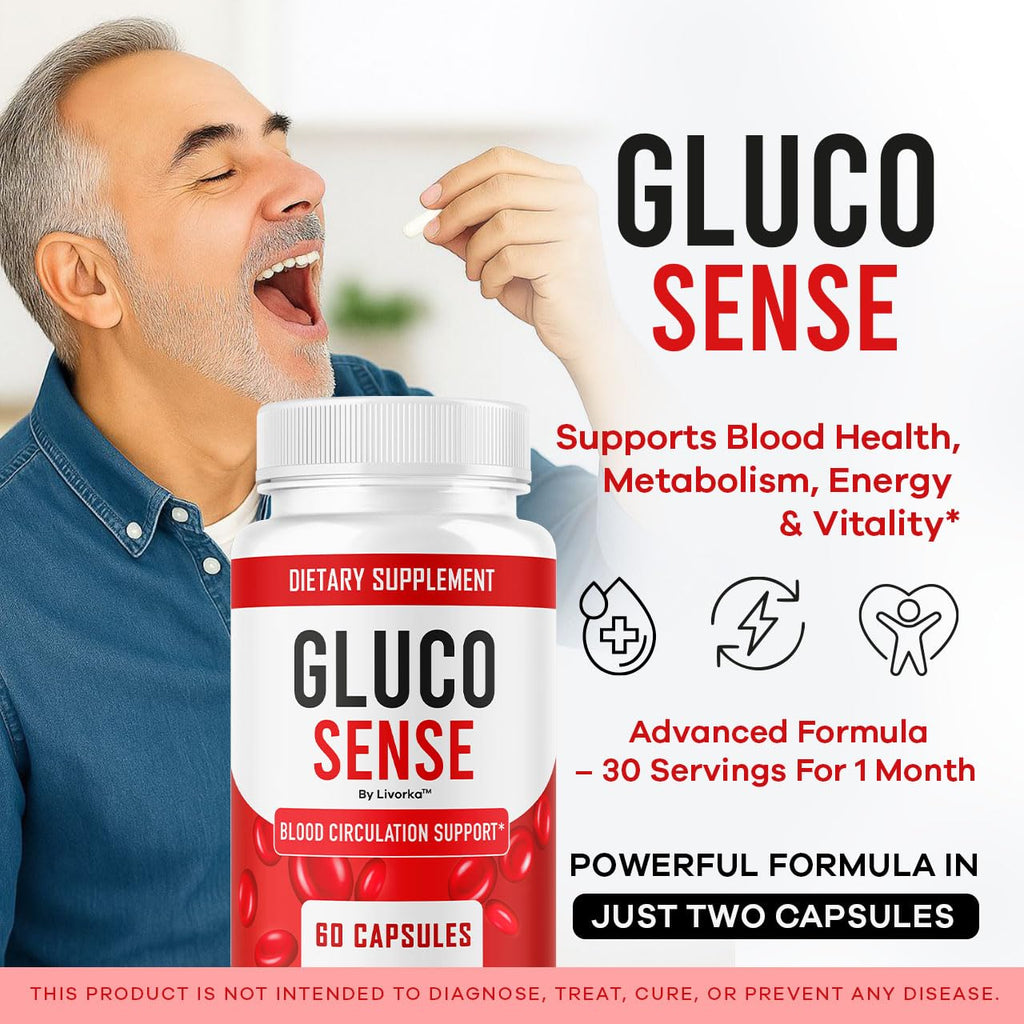GlucoSense 3-Pack Capsules – Maximum Strength 180 Count