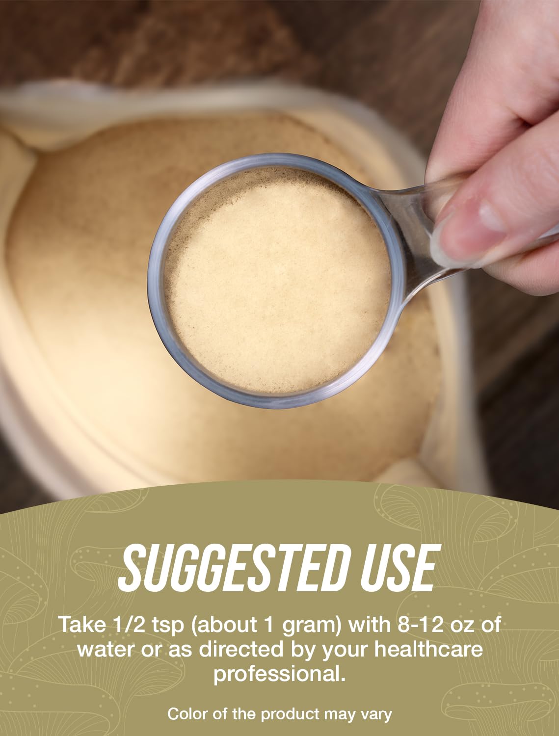 Reishi Mushroom Extract Powder – 500g (1g/Serving) – Gluten Free | BulkSupplements