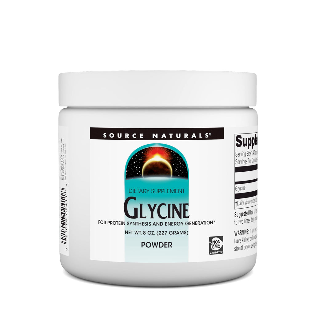 SOURCE NATURALS Glycine, 8 Ounce – Glycine Powder