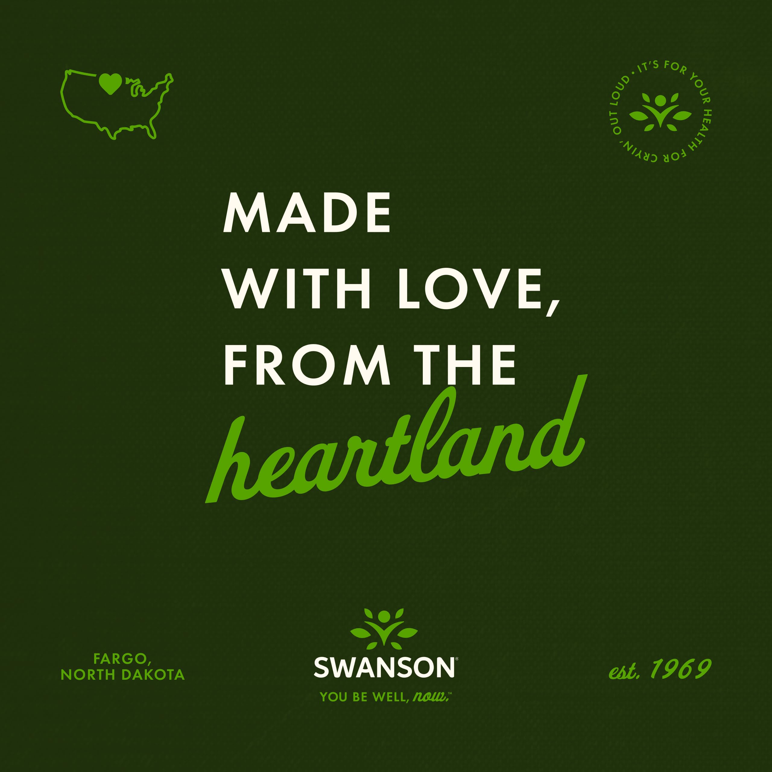 Swanson Magnolia Bark: Nervous System & Digestive Support (60 Caps)