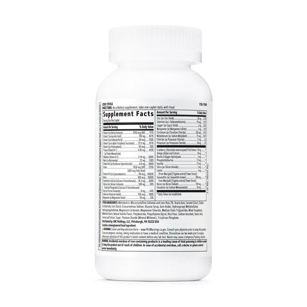 GNC Women's 50+ One Daily Multivitamin - Supports Wellness & Healthy Aging (60 Count)
