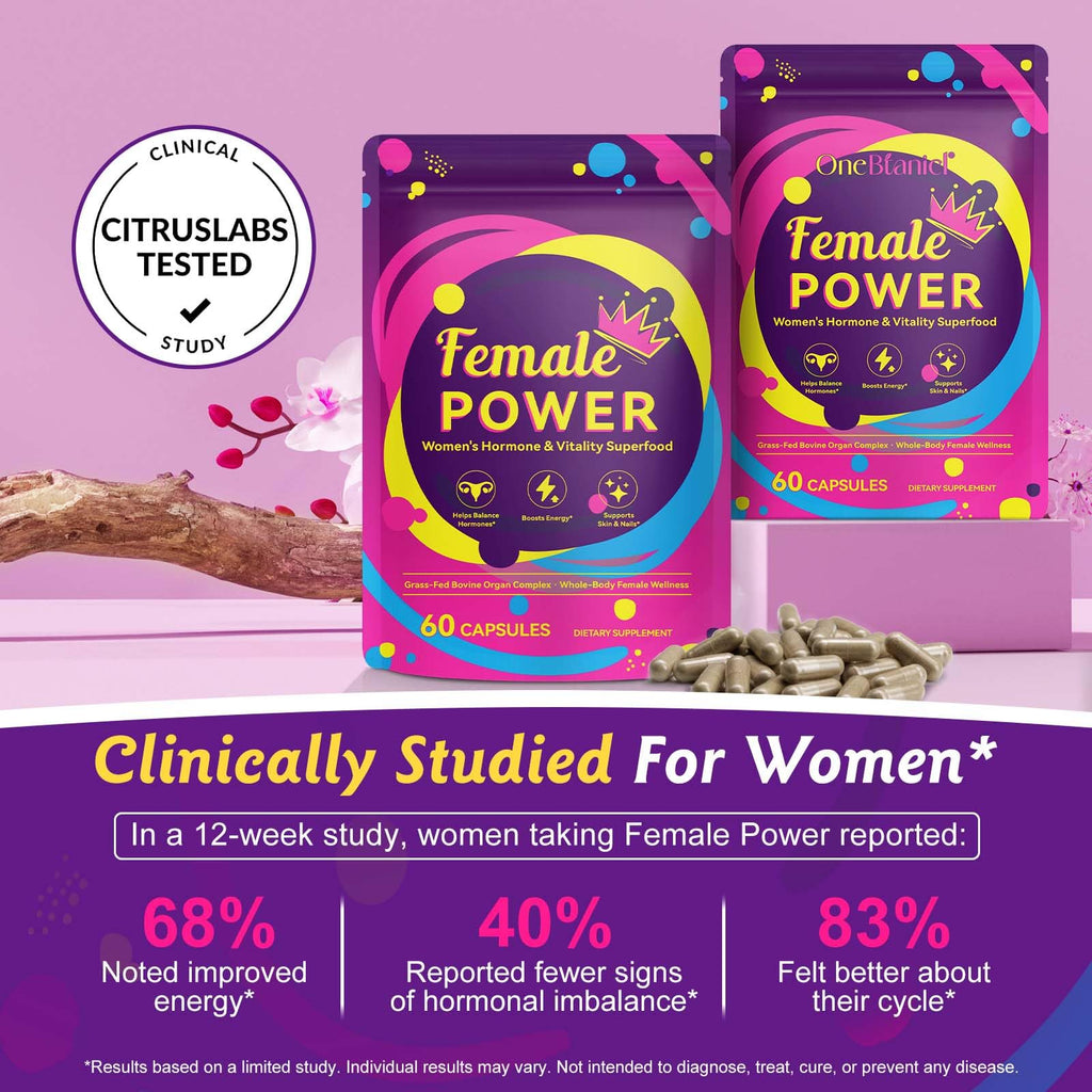 Grass Fed Beef Liver Capsules for Women | Hormone Balance & Energy