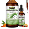 8 in 1 Graviola Soursop Liquid – Immune & Liver Support, Antioxidant, 1 Fl Oz