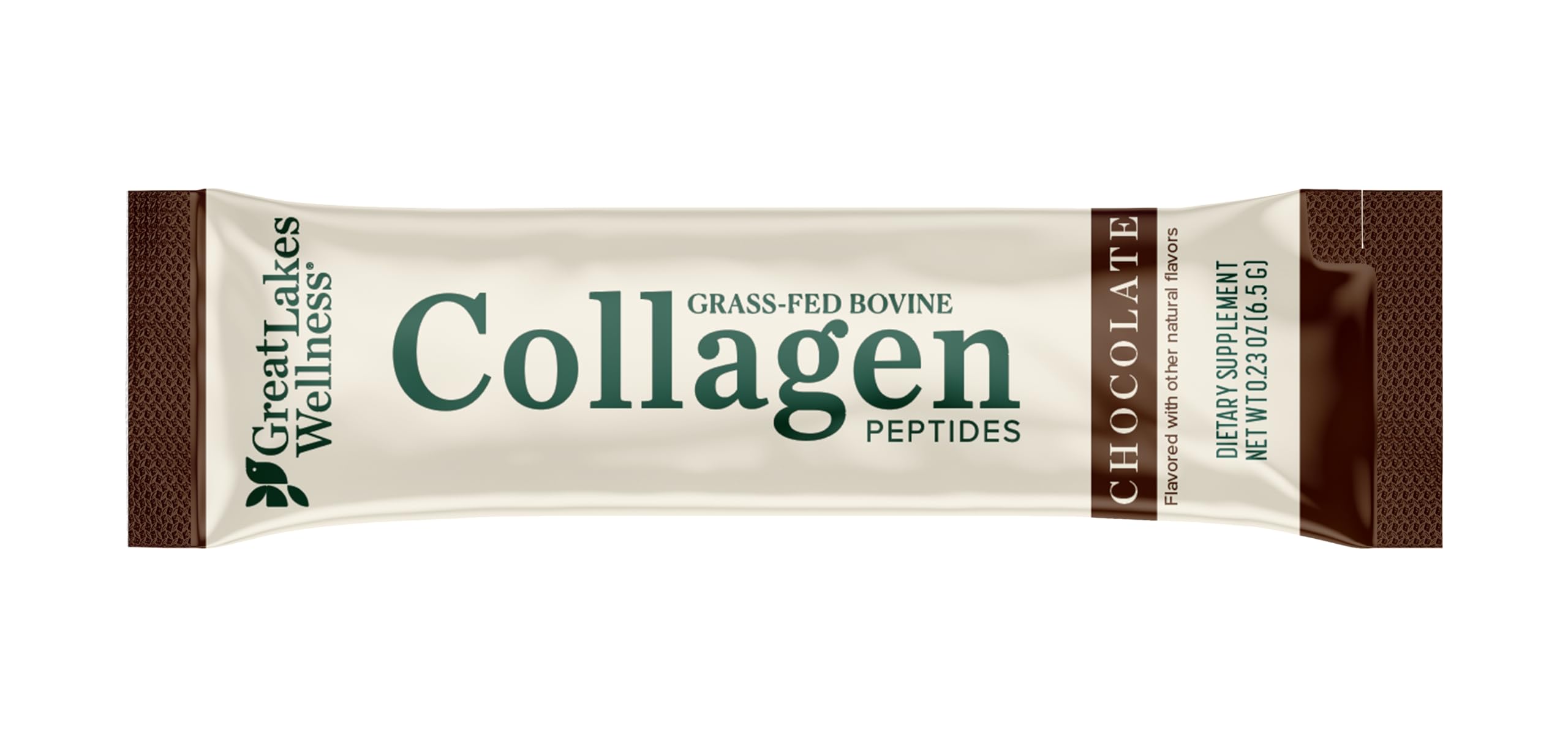 Great Lakes Wellness Collagen Peptides Powder – Skin, Hair, Nails, Joints & Digestion | 12 Sticks