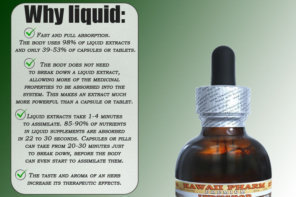 Hawaii Pharm San Qi (Tian Qi) Alcohol-Free Liquid Extract - 2 fl oz USA
