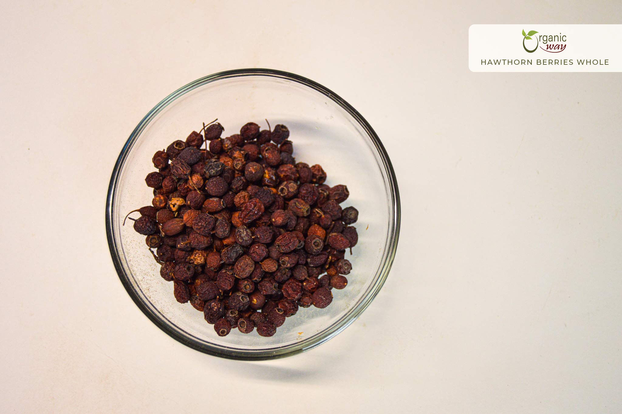 Organic Hawthorn Berries Whole – 1 lb (Albania) | Kosher • Vegan • Non-GMO
