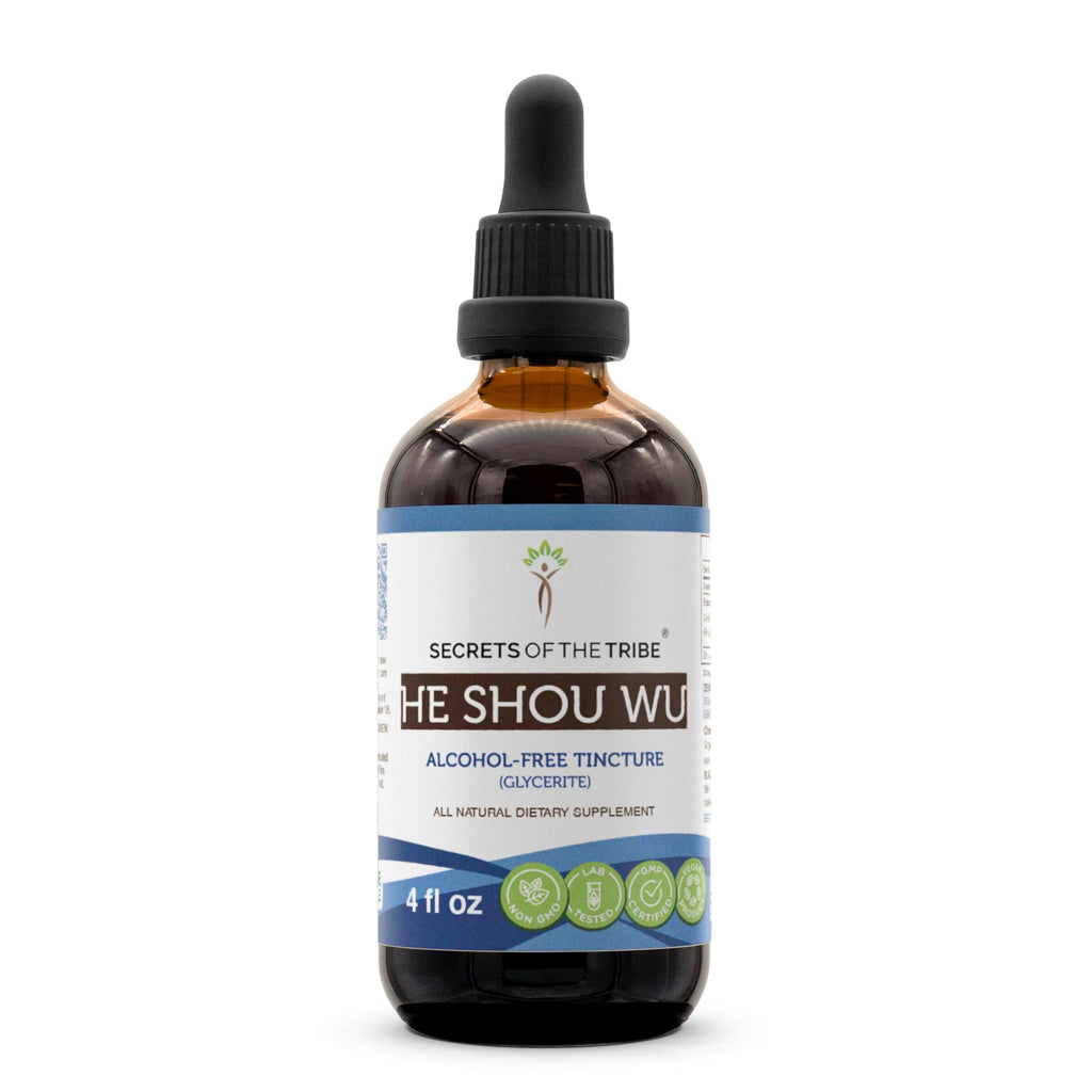 He Shou Wu Tincture Alcohol-Free Extract | Fo-TI Root (4 oz)