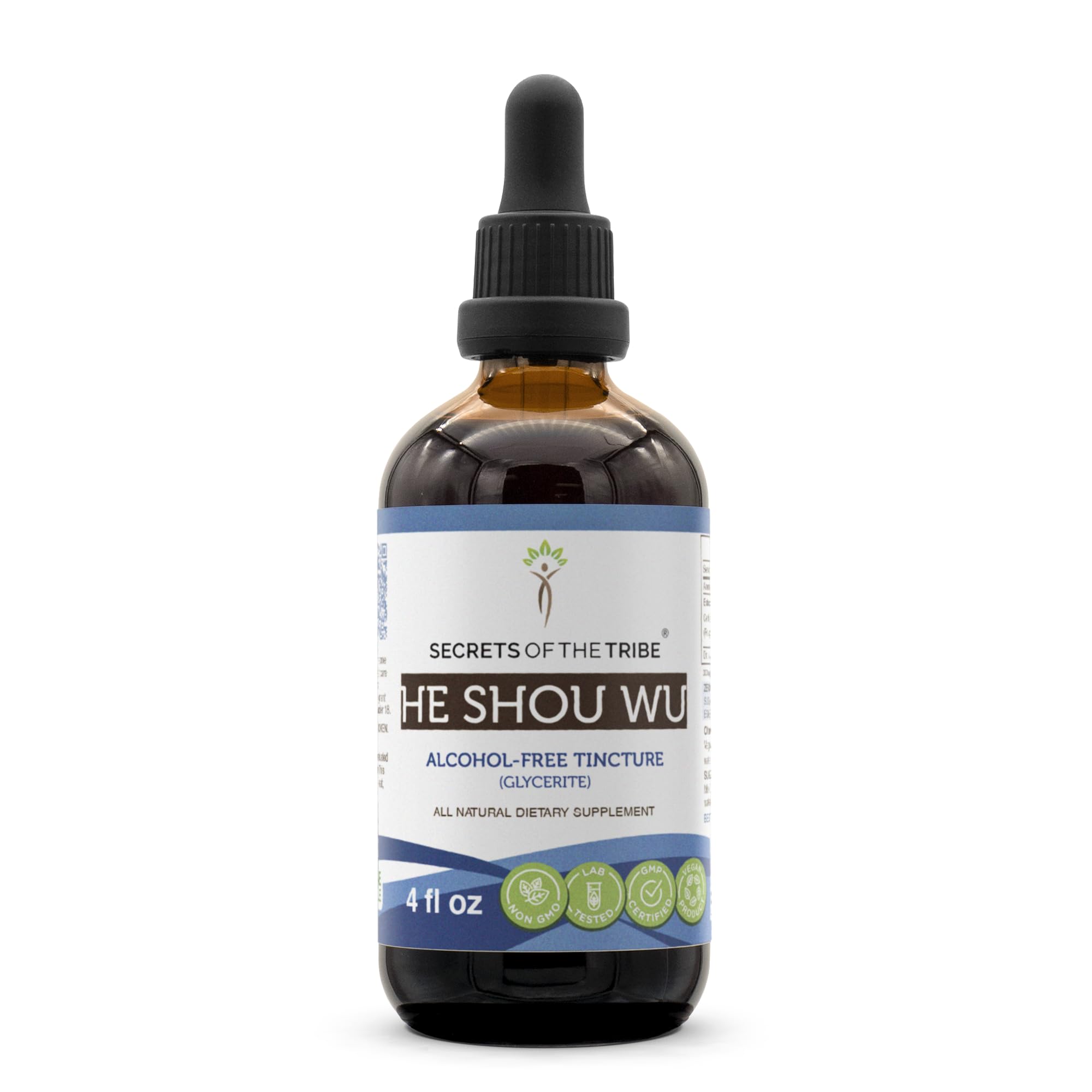 He Shou Wu Tincture Alcohol-Free Extract | Fo-TI Root (4 oz)