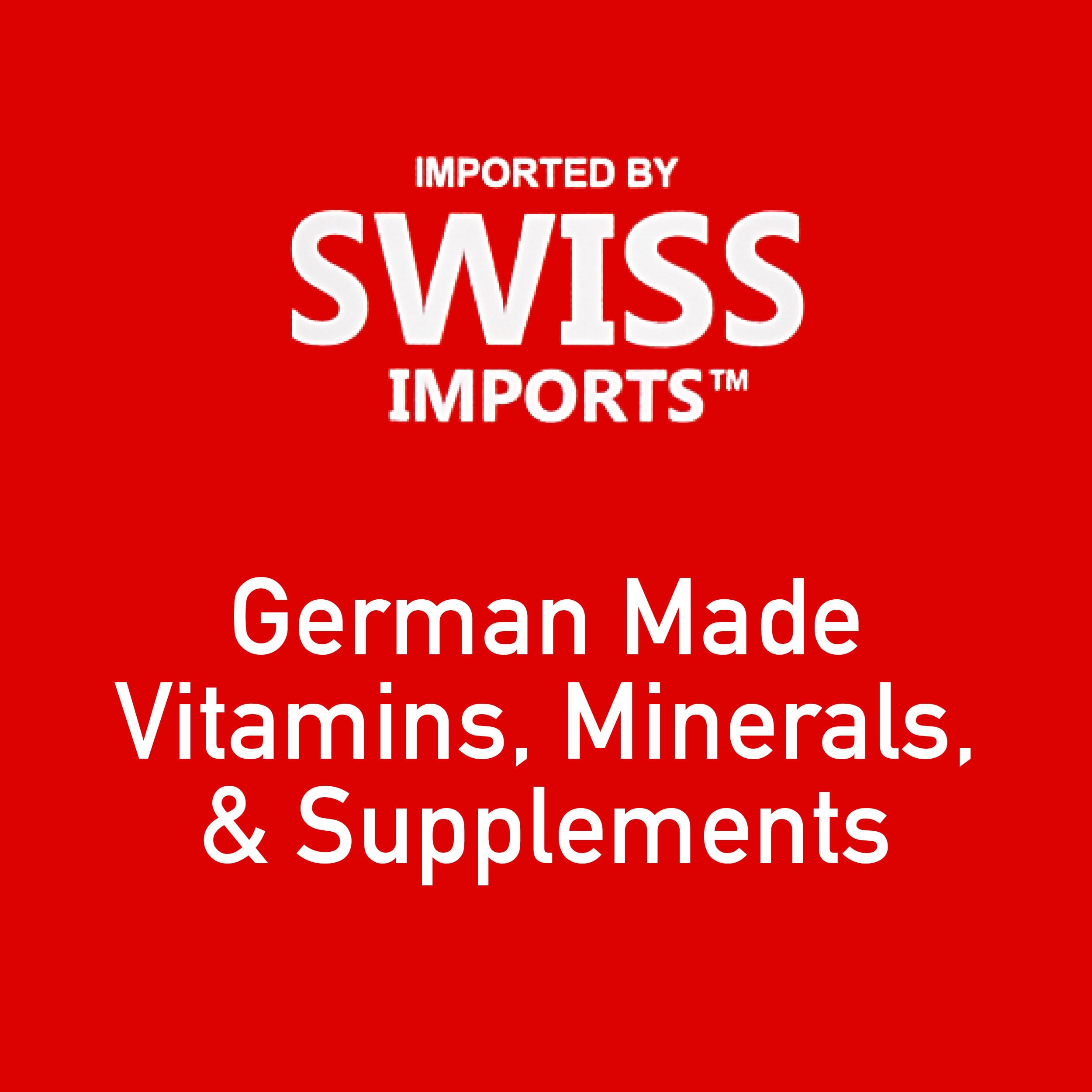 Swiss Imports Effervescent Vitamin C 1000mg – 6-Pack, 120 Tablets | Dietary Supplement