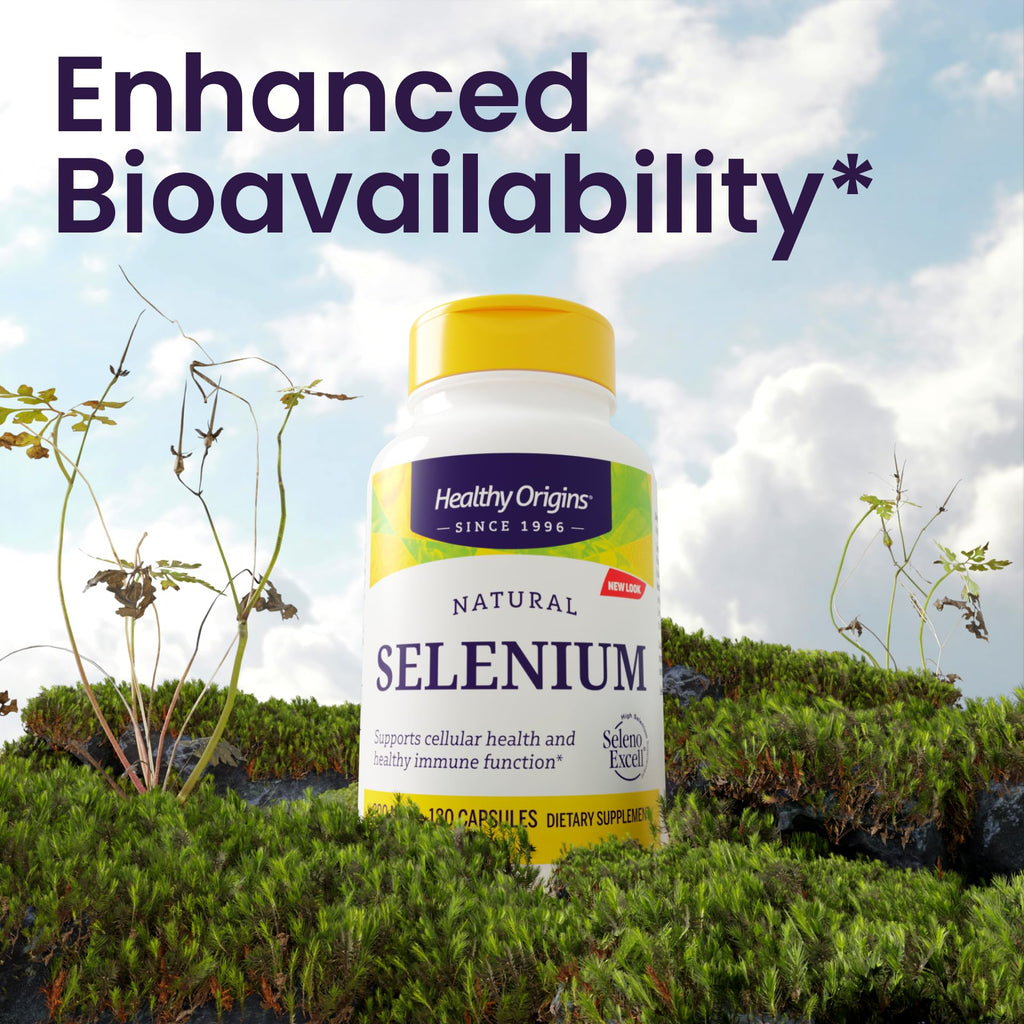 Healthy Origins Selenium 200 mcg | SelenoExcell, Fermented, Non-GMO