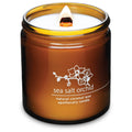 Hemlock Park Crackling Wood Wick Candle – 16 oz Sea Salt Orchid | Handcrafted