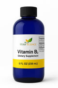 Herb-Science Vitamin B2 Drops | Riboflavin Liquid for Energy, Hair & Skin Support | Non-Alcoholic 8 Fl Oz