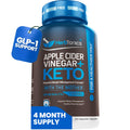 Herbtonics Keto Metabolic Optimizer & Satiety Complex | Apple Cider Vinegar + BHB Capsules | GLP-1 & Fullness Support | 240 Capsules