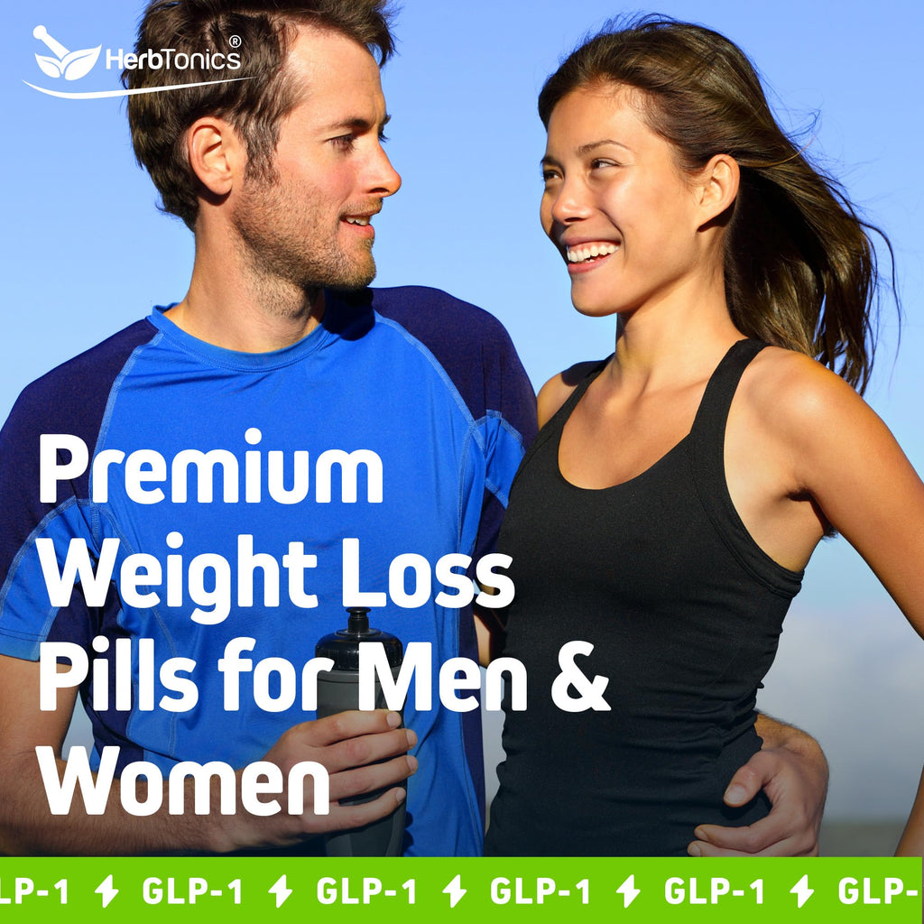 Herbtonics GLP-1 Support: Apple Cider Vinegar + Keto BHB, 60 Caps