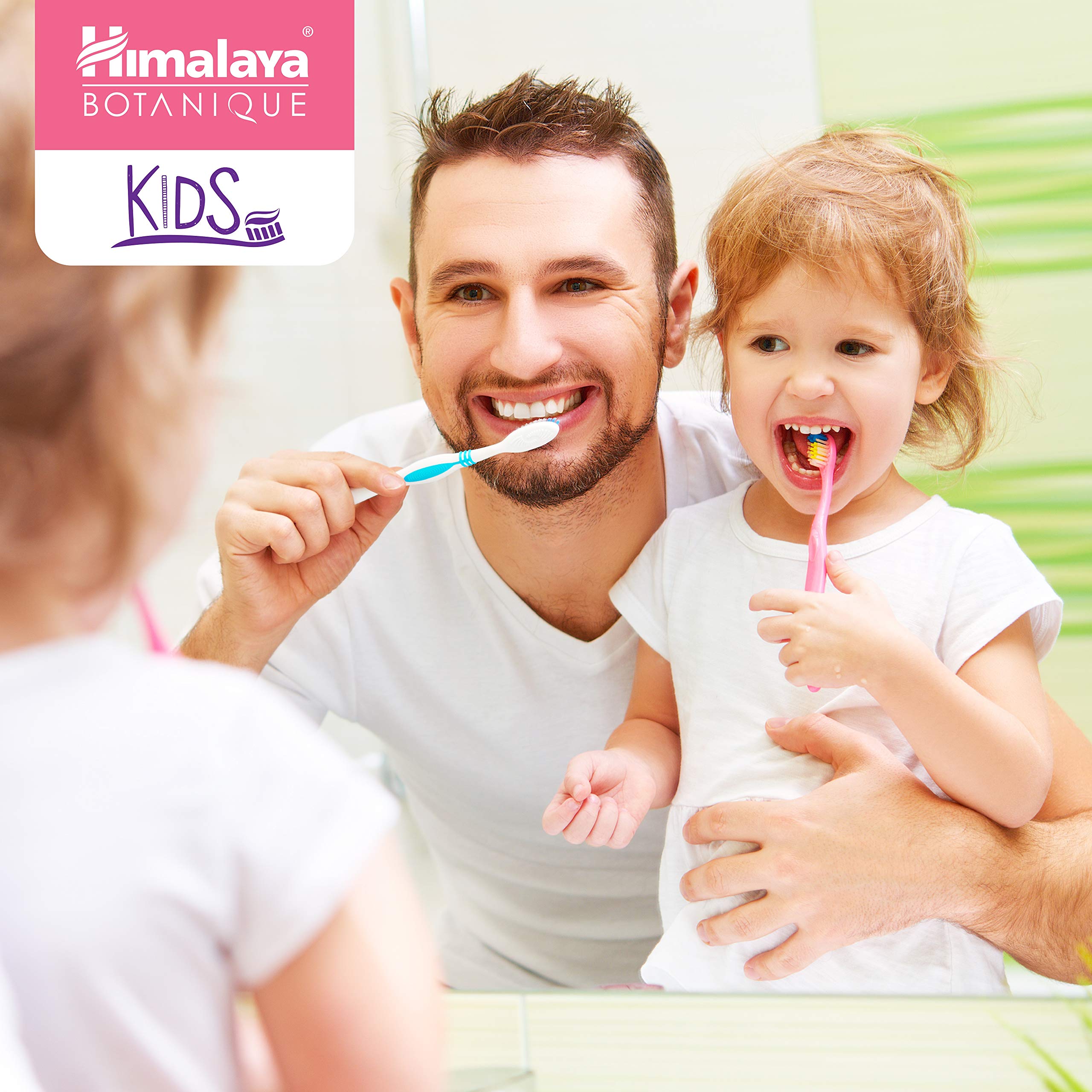 Himalaya Botanique Kids Toothpaste – Herbal Bubble Gum, Fluoride Free, 4 oz (2 Pack)