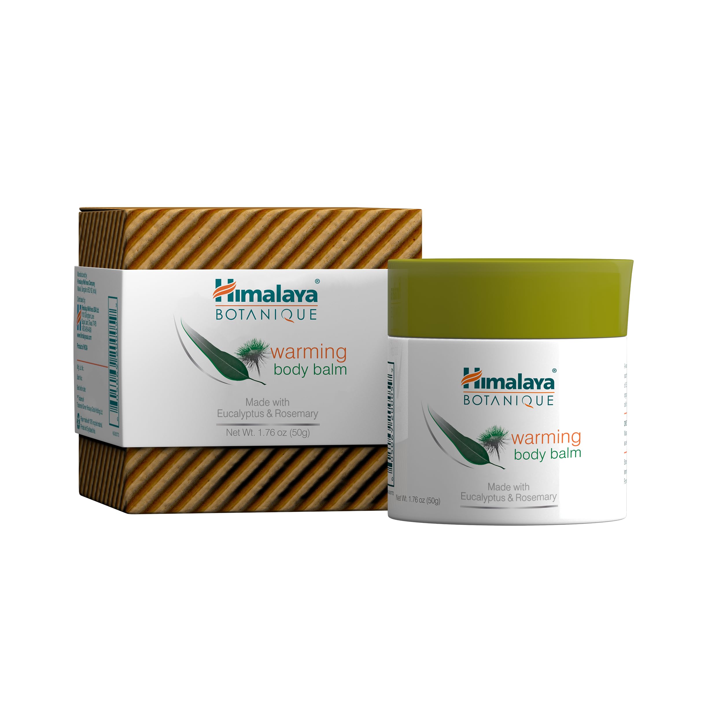 Himalaya Botanique Warming Body Balm 2 Pack - 1.76 oz Each | Relaxation