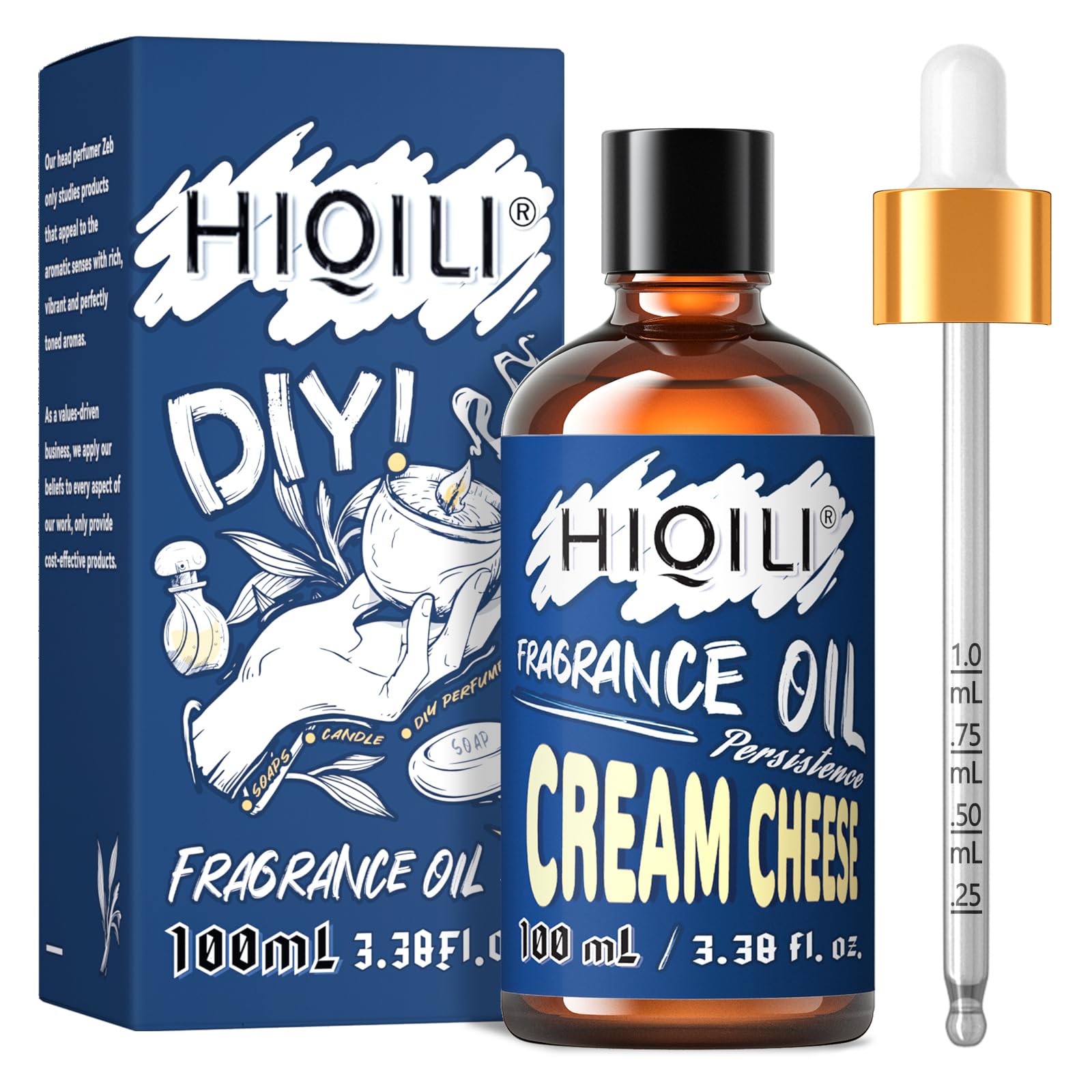 HIQILI Cream Cheese Fragrance Oil 100ml – Diffuser & Aromatherapy