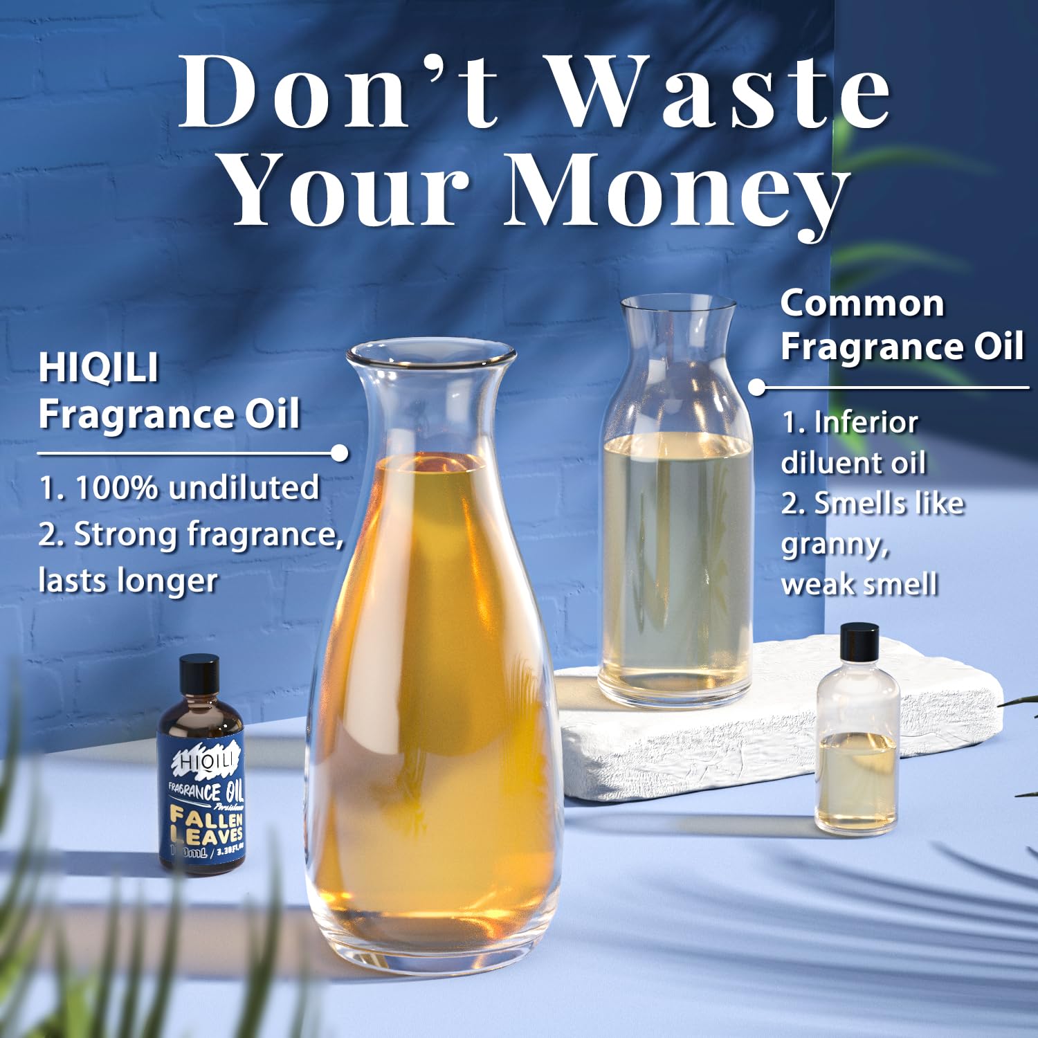 HIQILI Fallen Leaves Fragrance Oil 100ml - Diffuser, Soap & Candles