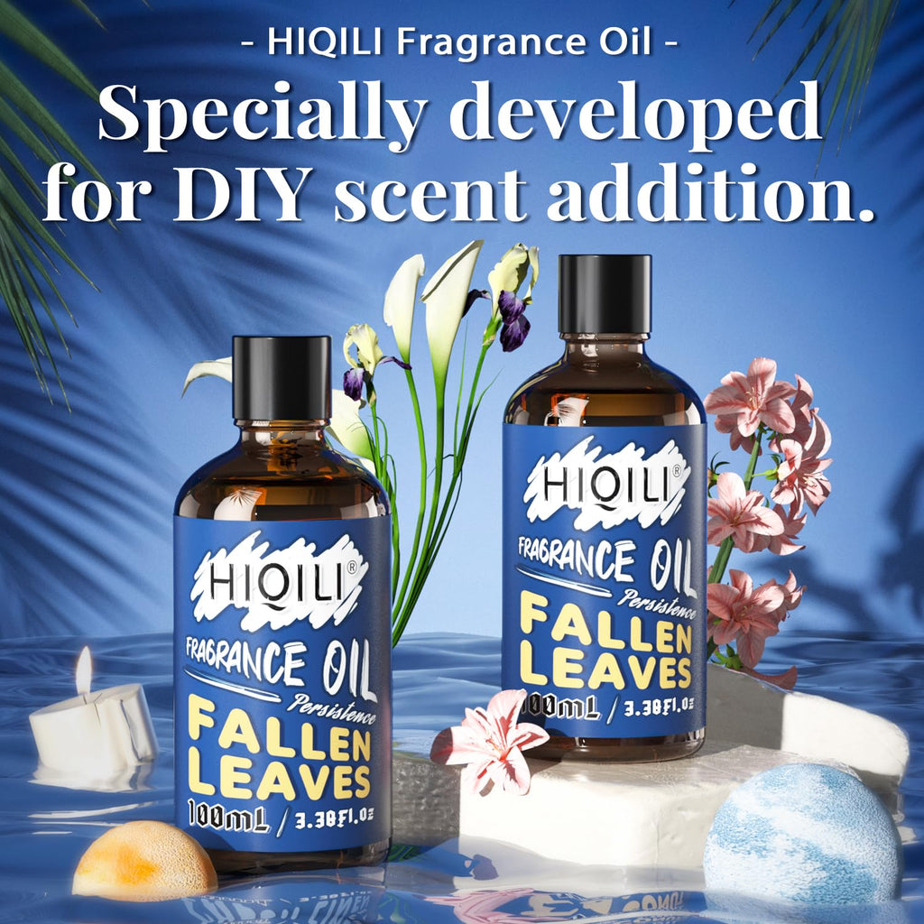 HIQILI Fallen Leaves Fragrance Oil 100ml - Diffuser, Soap & Candles