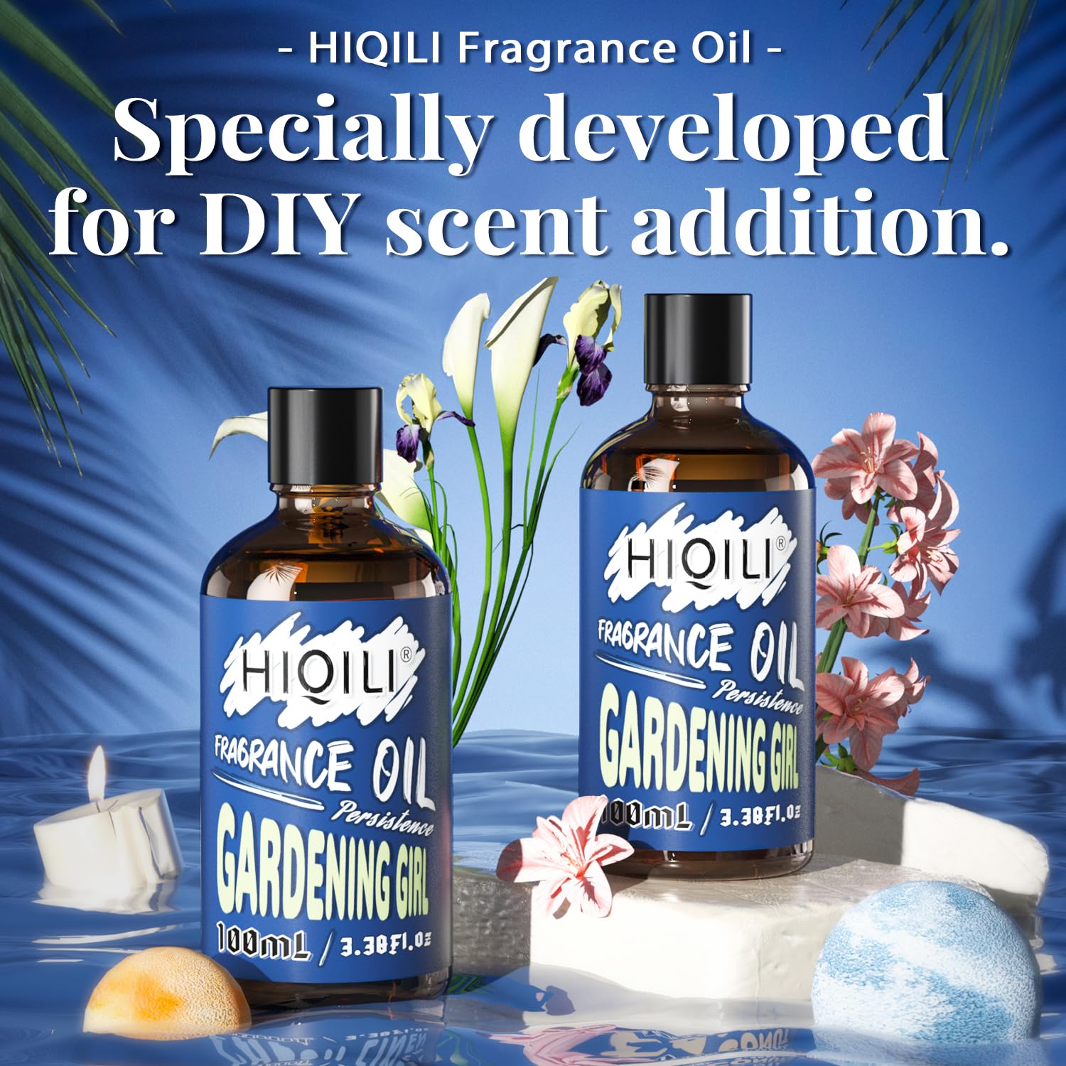 HIQILI Gardening Girl Fragrance Oil 100ml - Diffuser & Candle Making