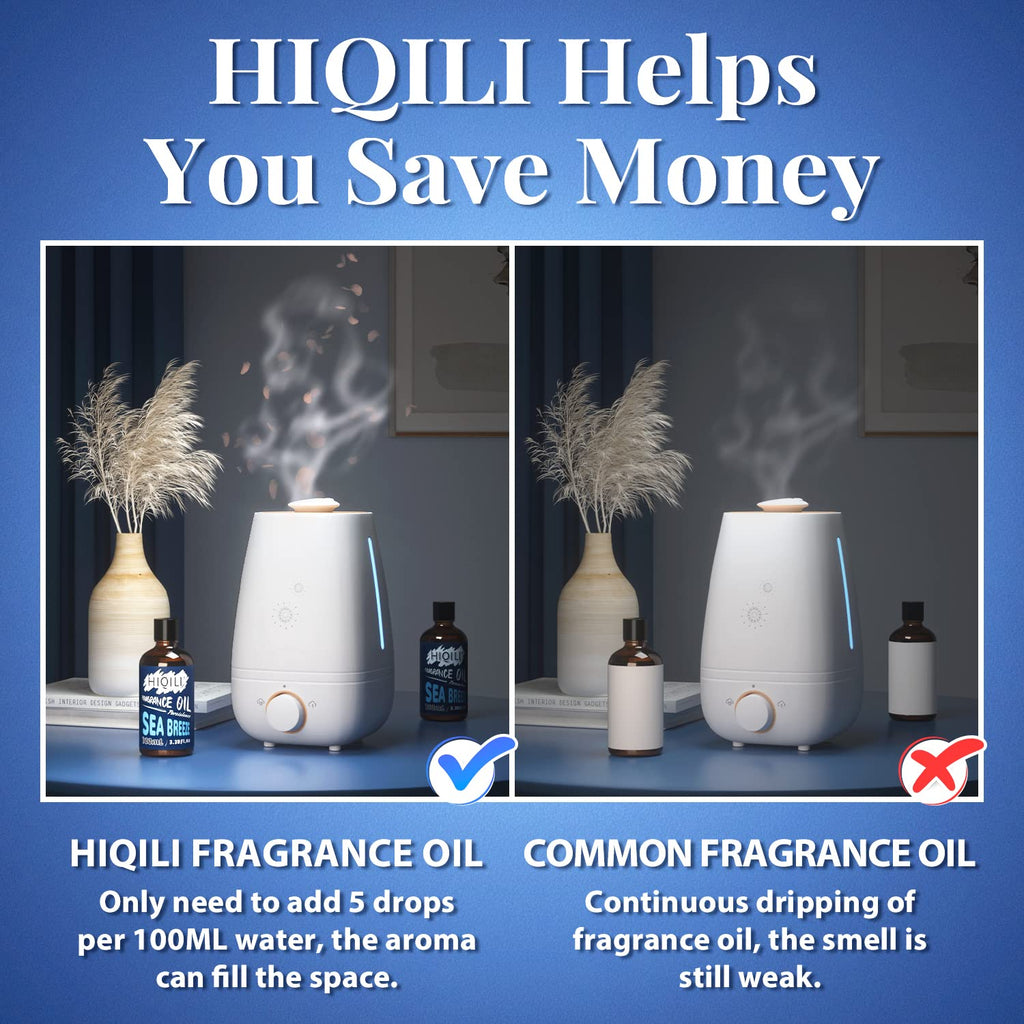HIQILI Sea Breeze Essential Oil 100ml – Aromatherapy Diffuser Fragrance Oil