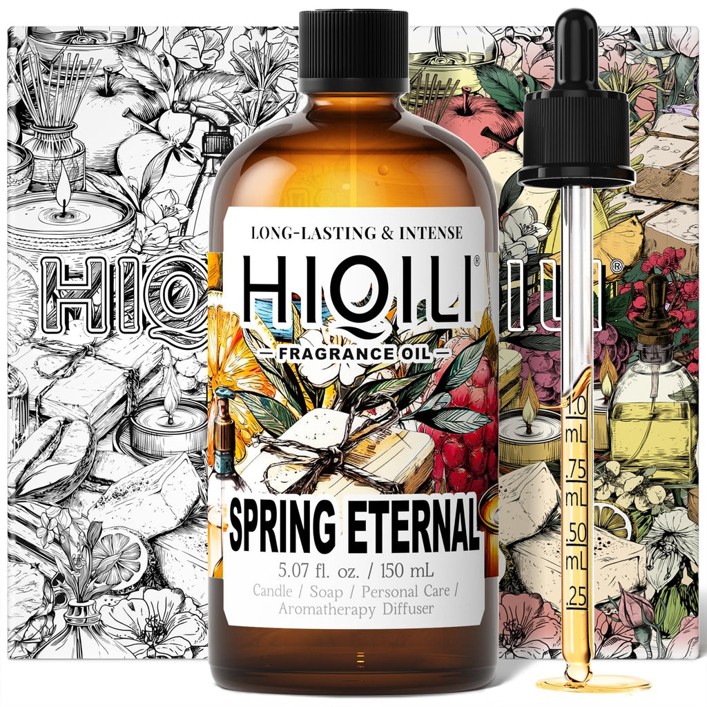 HIQILI Spring Eternal Fragrance Oil – Honeysuckle Scent for Candle & Soap (5.07 oz)