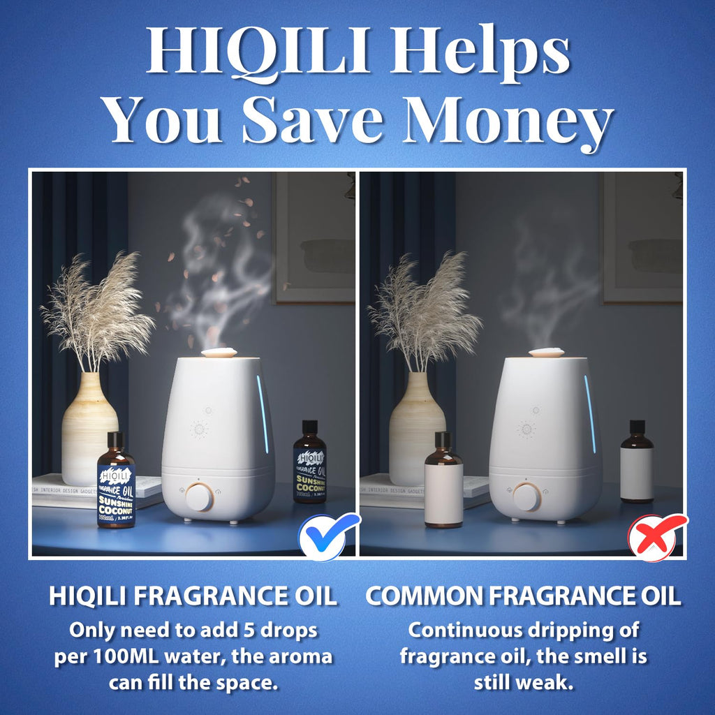HIQILI Sunshine Coconut Fragrance Oil 100ml – Diffuser, Car Freshies, Candles & Soap