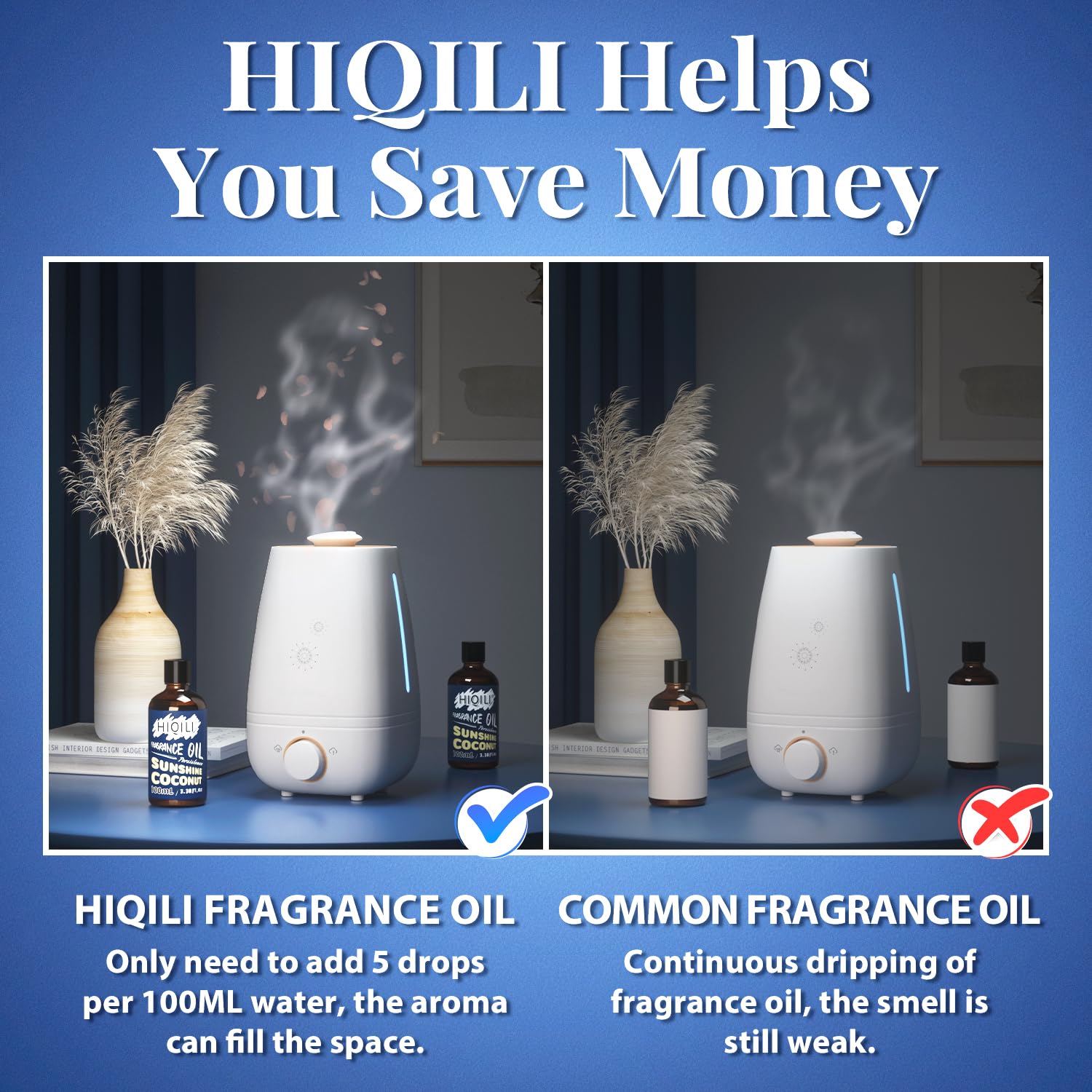 HIQILI Sunshine Coconut Fragrance Oil 100ml – Diffuser, Car Freshies, Candles & Soap