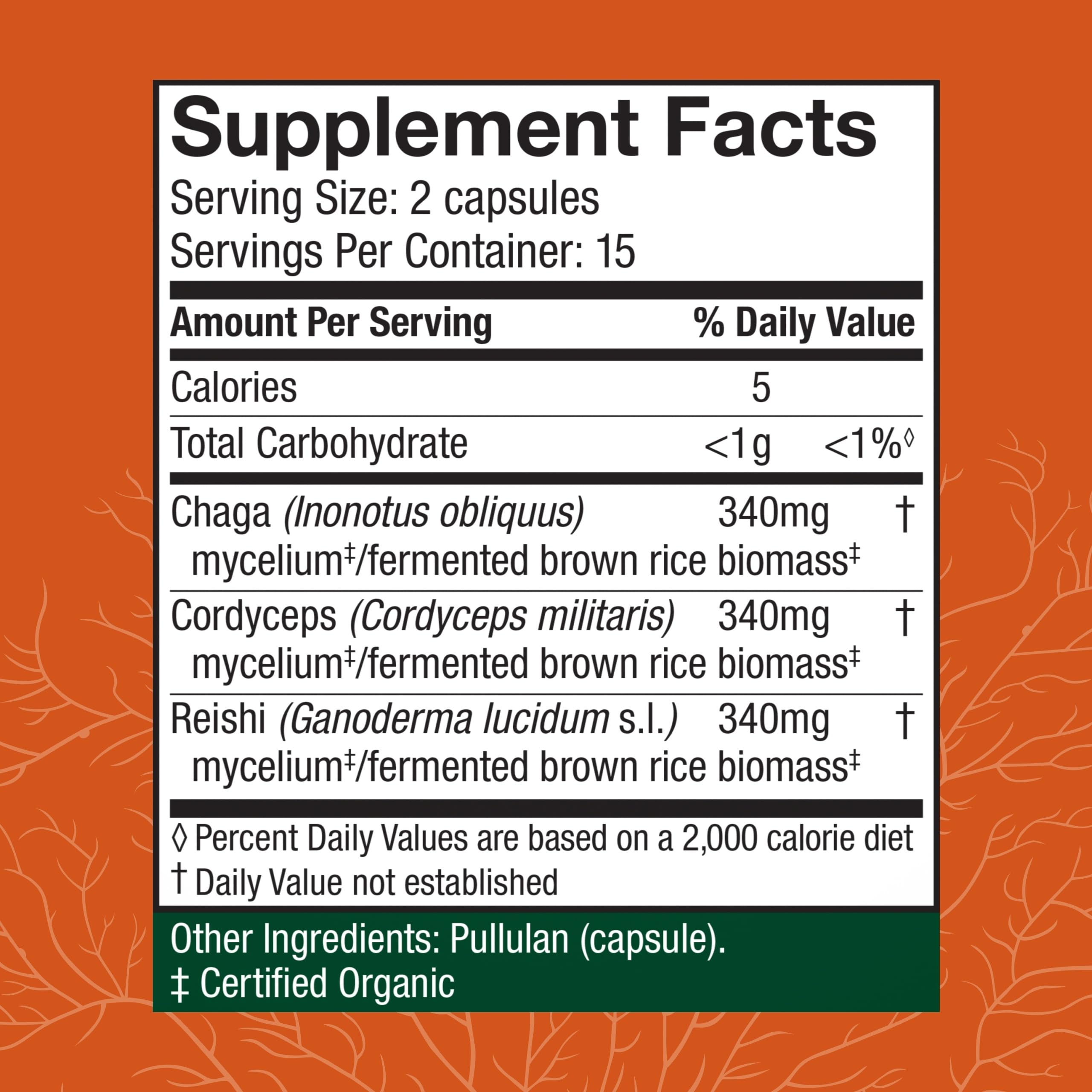 Host Defense Breathe Capsules – Immune & Respiratory Support Mushroom Supplement (30 Caps)