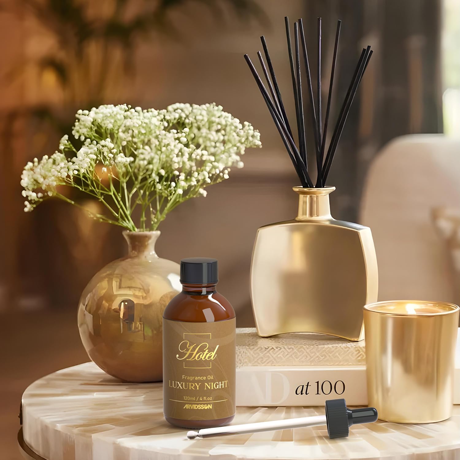 Hotel Diffuser Oil 4 Oz (120ml) – Luxury Night Scent for Diffusers