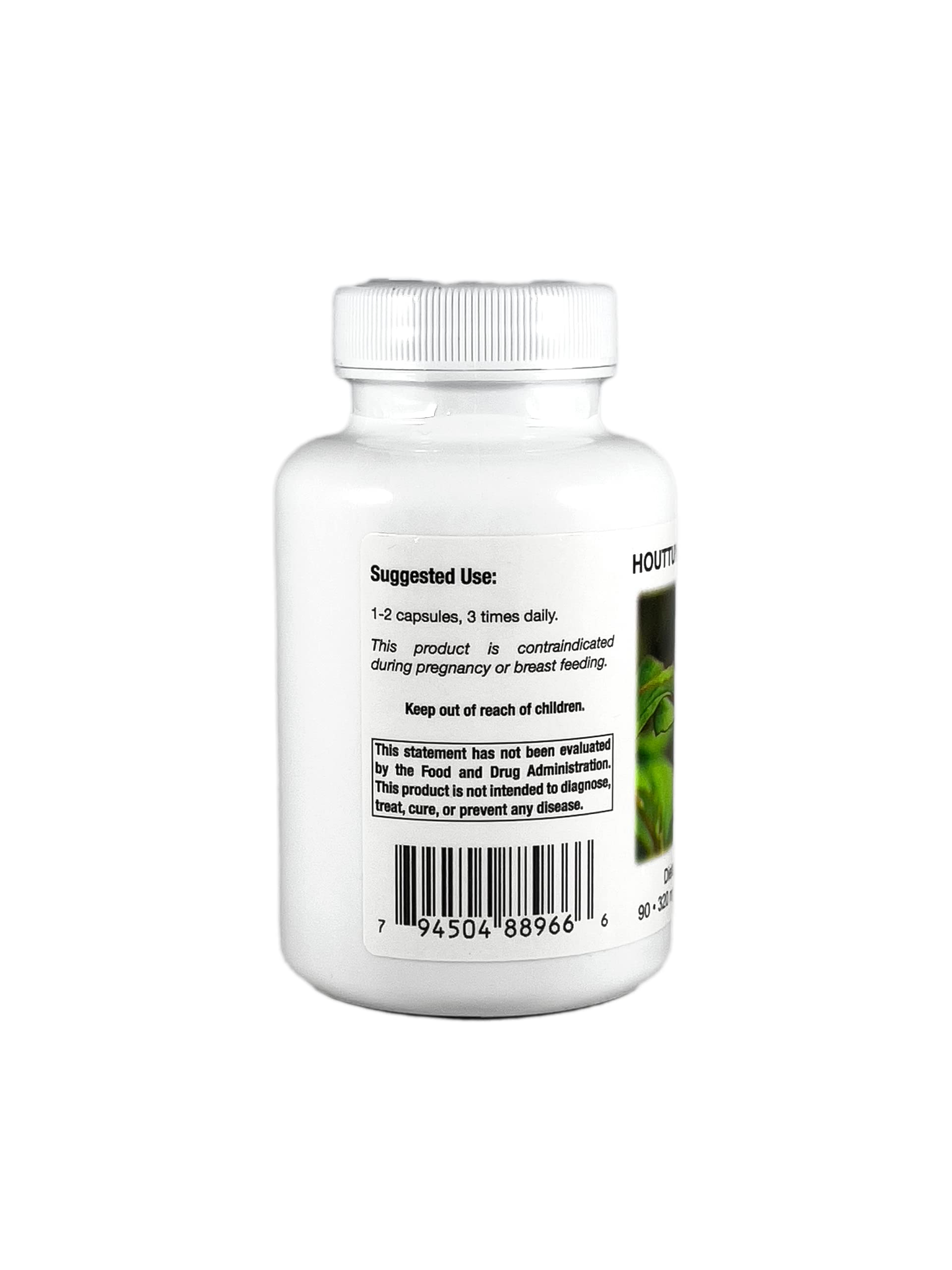 Supreme Nutrition Houttuynia Supreme - 90 Pure Herb Vegetarian Capsules