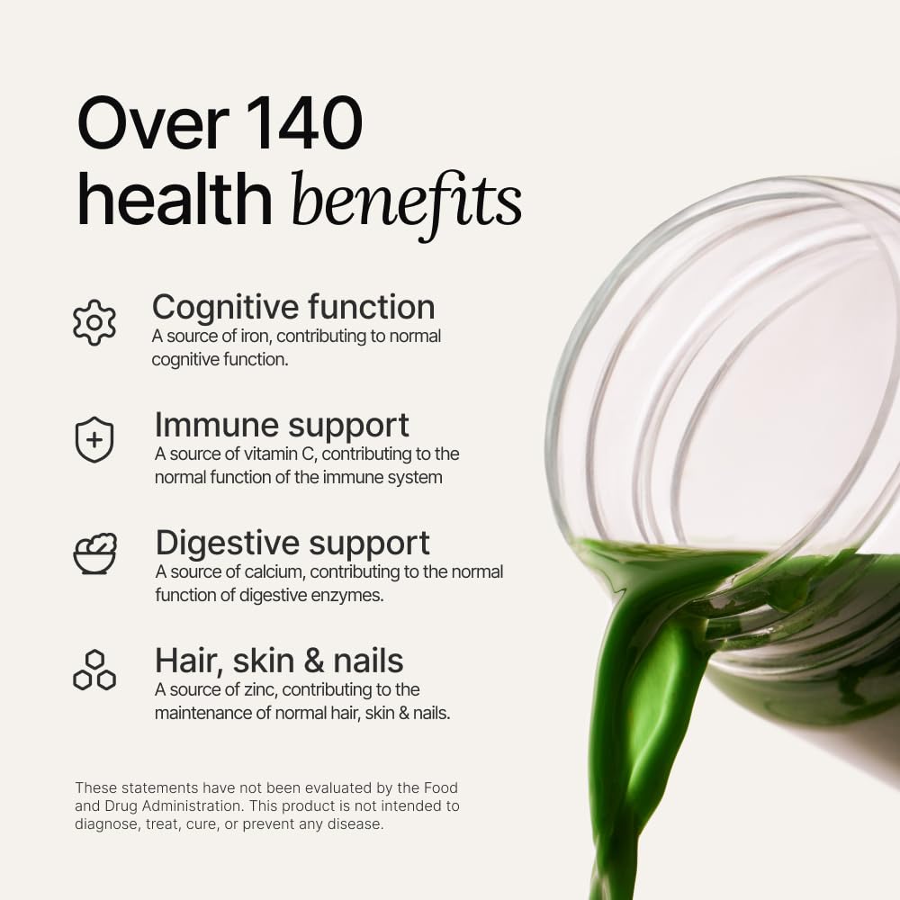 Huel Daily Greens Peach Passionfruit | Superfood Greens Powder with 91 Vitamins, Adaptogens & Probiotics | 30 Servings