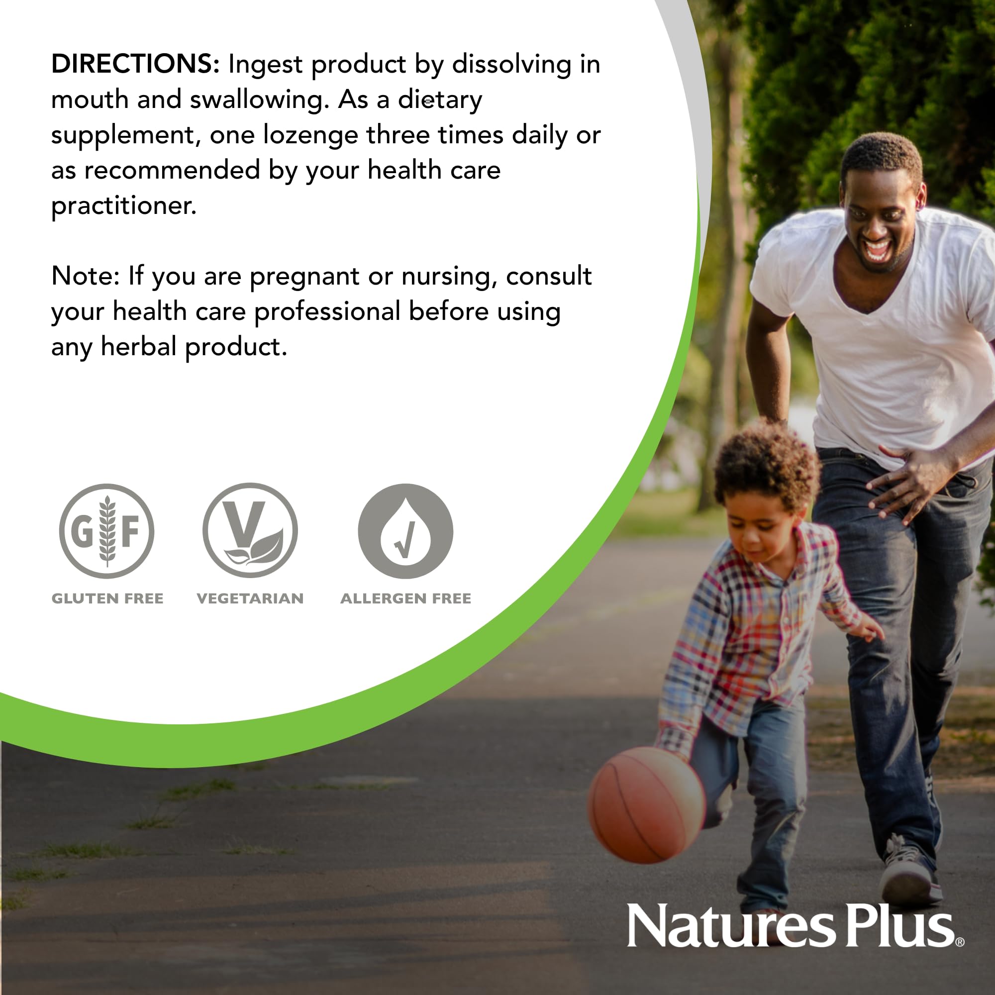 NaturesPlus ImmunActin Zinc Lozenges – Wild Cherry, 60 Vegan Lozenges | Immune Support