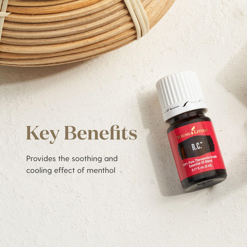 Young Living R.C. Essential Oil Blend – 5ml | 100% Pure, Fresh Aroma for Diffuser & Topical Use