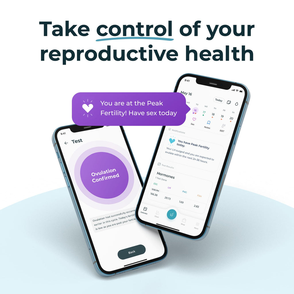 Inito Fertility Monitor & Hormone Tracker | Track Ovulation with Estrogen, LH, PdG, FSH | 15 Strips | iPhone 13 Pro Compatible