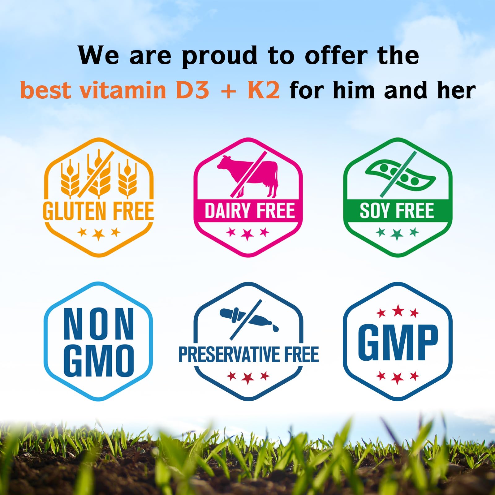 Innate Vitality D3 K2 Softgels 10,000 IU + MK-7 200 mcg | 240 Softgels | Non-GMO Gluten Free