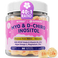 2 Pack Myo-Inositol & D-Chiro Inositol for Hormone Balance – Sugar Free Gummies (40:1) – Vegan