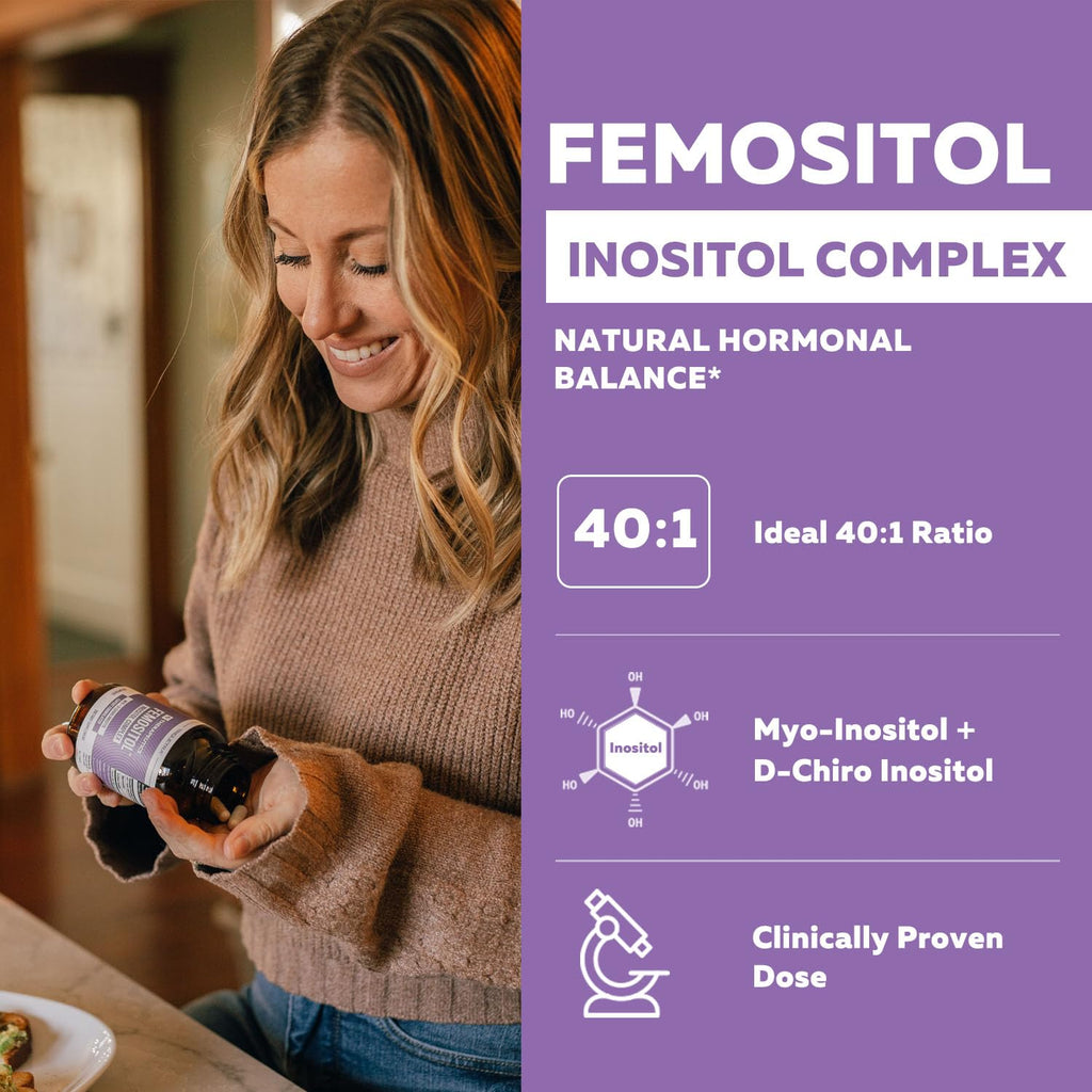 Inositol Supplement | Myo-Inositol & D-Chiro Inositol 40:1 Ratio | Hormonal Balance & Ovarian Health | 90 Capsules (30 Servings) | Clinically Validated