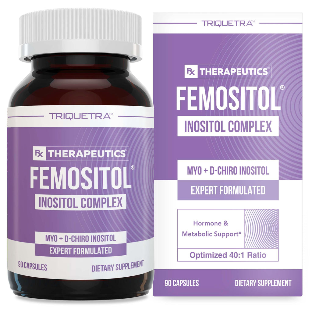 Inositol Supplement | Myo-Inositol & D-Chiro Inositol 40:1 Ratio | Hormonal Balance & Ovarian Health | 90 Capsules (30 Servings) | Clinically Validated