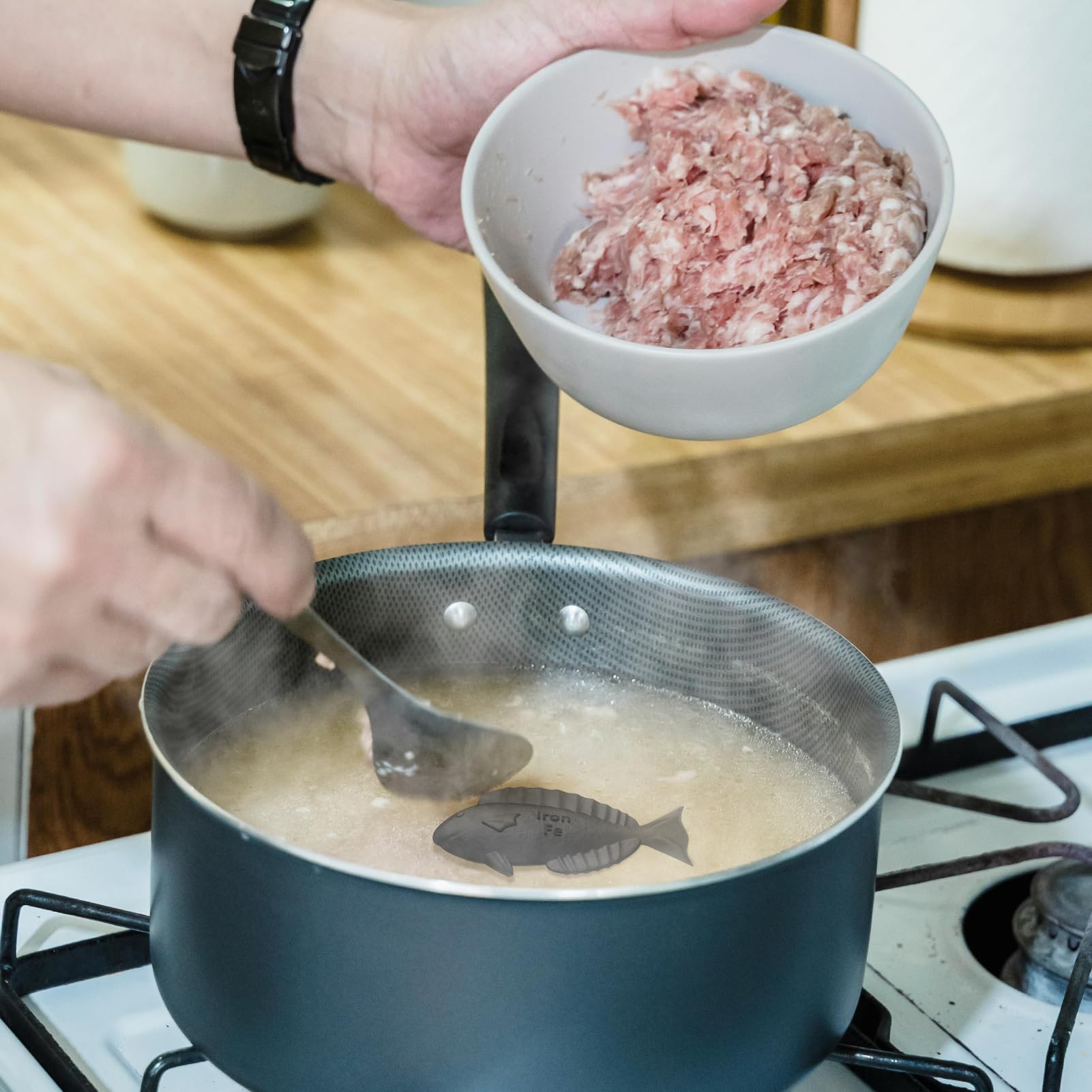 Iron Fish 2 Pack – Cast Iron Cooking Tool to Boost Iron in Food & Water