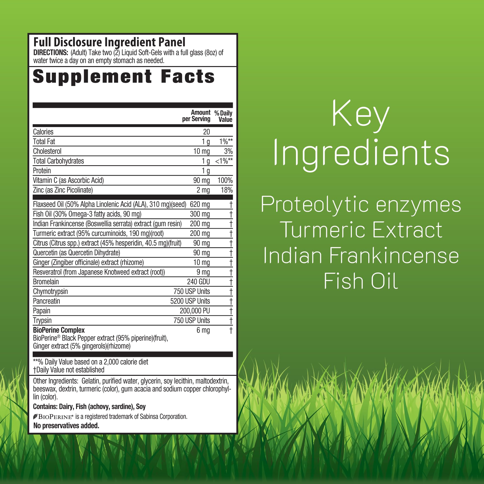 Irwin Naturals Inflamma-Less – 80 Softgels, Pack of 2 | Supports Comfort, Mobility & Flexibility