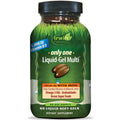 Irwin Naturals Only One Liquid-Gel Multi 60 Softgels | One-Per-Day Multivitamin with Iron