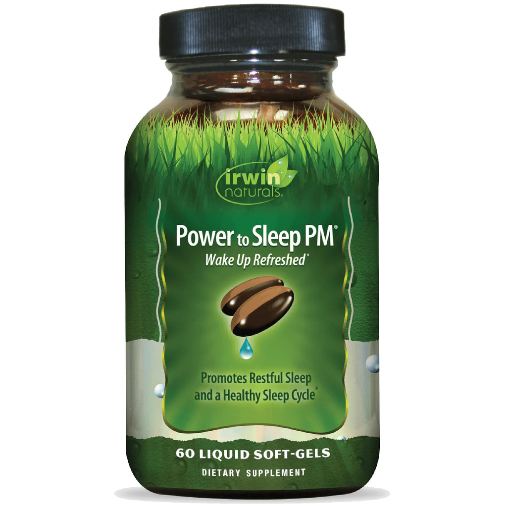 Irwin Naturals Power to Sleep PM - 60 Liquid Soft-Gels | Sleep Support
