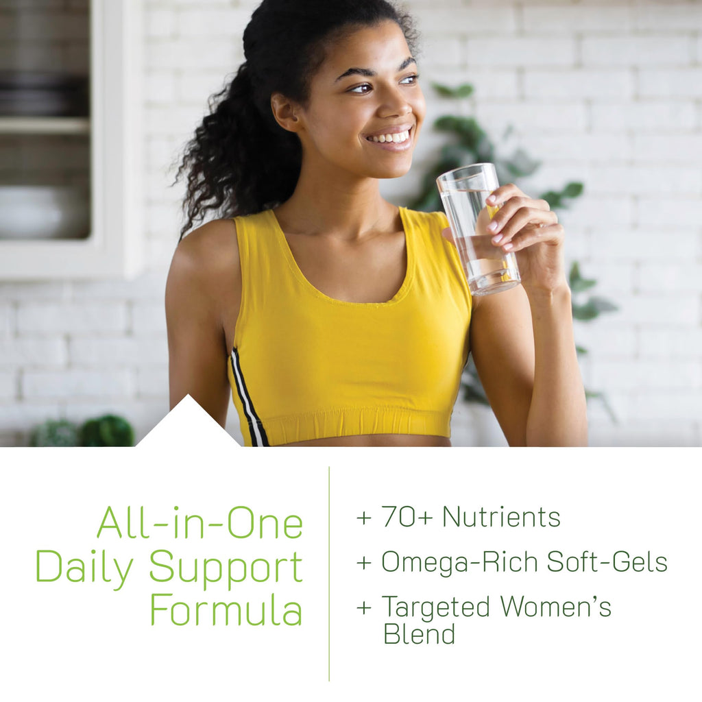 Irwin Naturals Women's Living Green Liquid-Gel Multi - 120 Softgels (2-Pack)