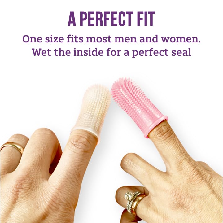 Itsy Bitsy Baby Toothbrush Set (2) – 360° Silicone Toothbrush for 6–12m & 1–2y (Pink)