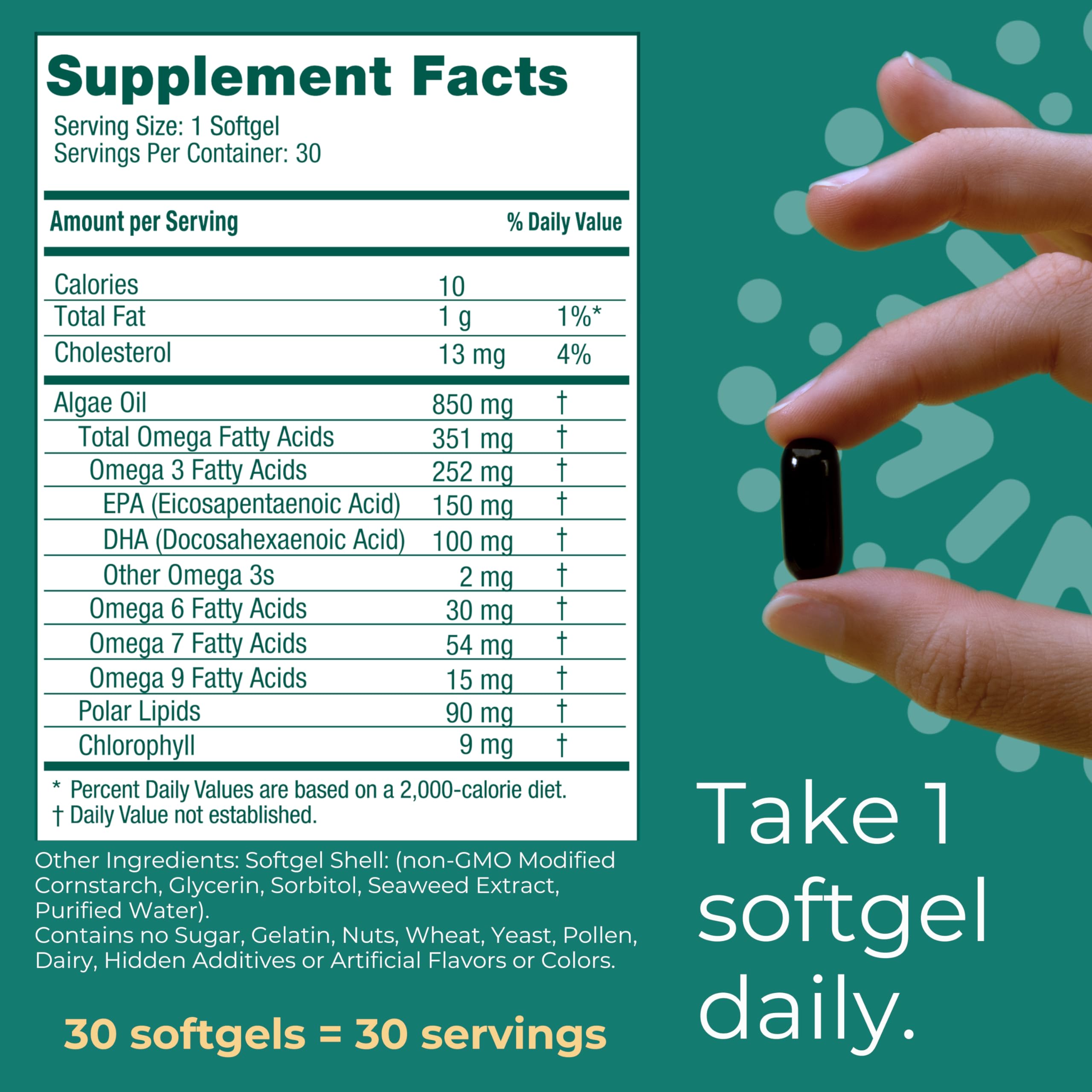 Iwi Omega-3 Softgels – 90 Vegan Algae EPA/DHA for Whole-Body Support