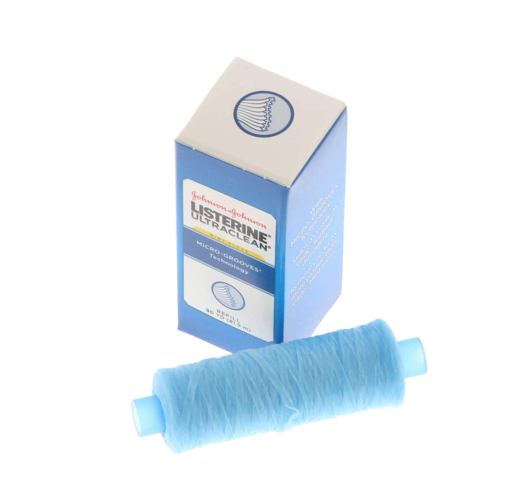 JJO Listerine Ultra Clean Floss 90 yd Spool – No Dispenser | Mint