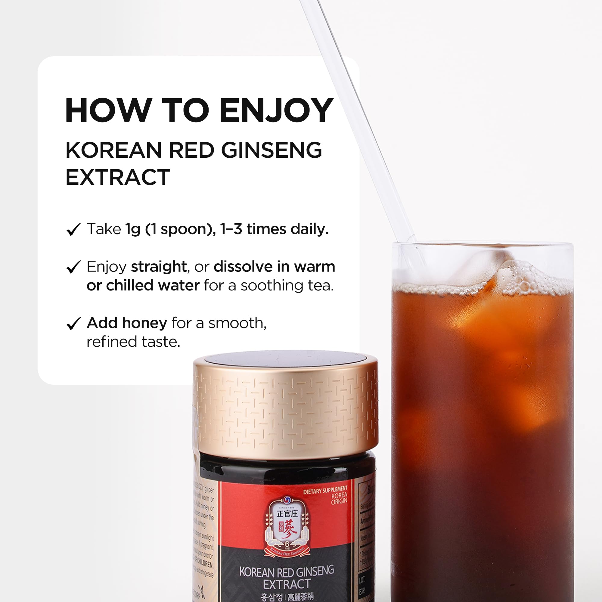 JUNG KWAN JANG Korean Red Ginseng Extract – Extra Strength, Energy & Focus