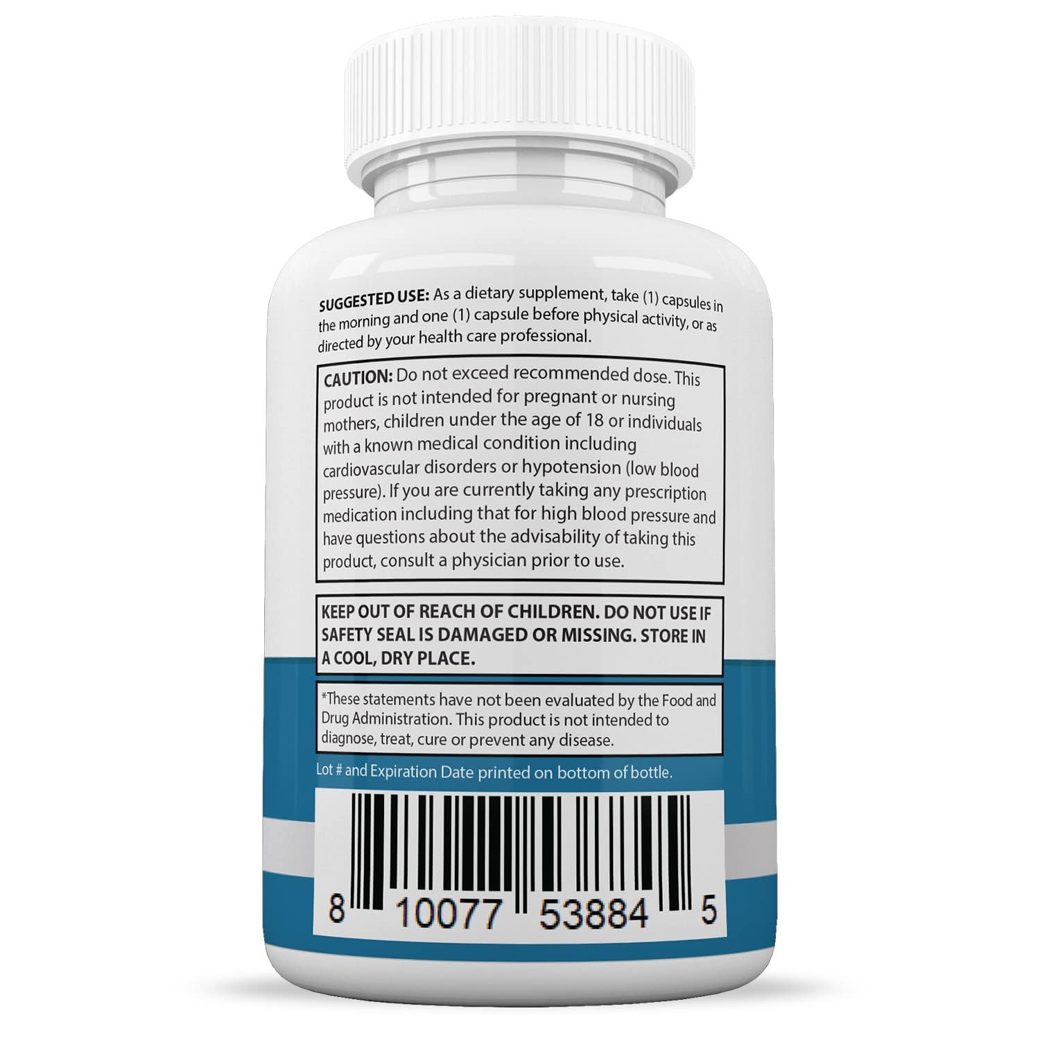 Justified Laboratories 2 Pack Glucotrust Max 1295MG Formula - 120 Capsules | Dietary Supplement